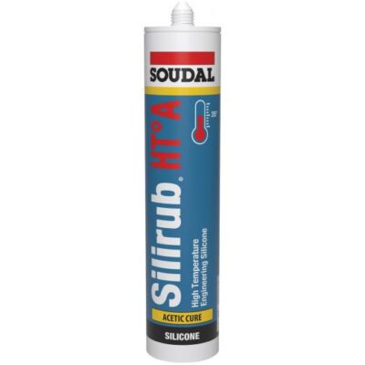 Silicone Silirub HT-N 310ml Alta Temperatura Preto