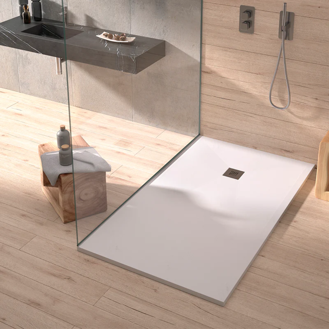 Base De Chuveiro De Resina GelCoat 160x80cm Branca