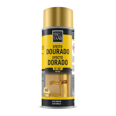 Spray Tinta Efeito Dourado 400ml