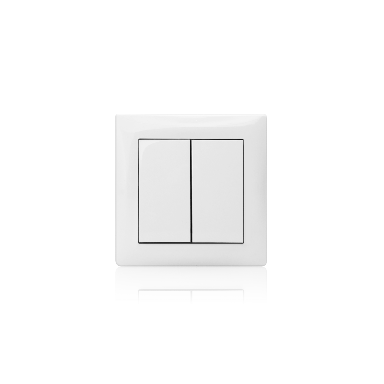 Comutador Duplo M2020 10A 250V Branco