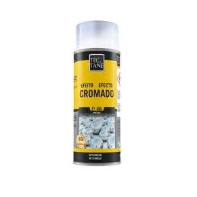 Spray Acrílico Efeito Cromado EF406 400ml