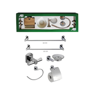 Kit Toalheiro Rio Crom...