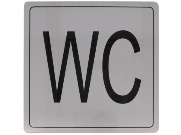 Placa Simbolo WC