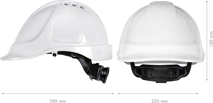 Capacete de Proteção Branco WERKU WK100180 – Segurança e Conforto Profissional