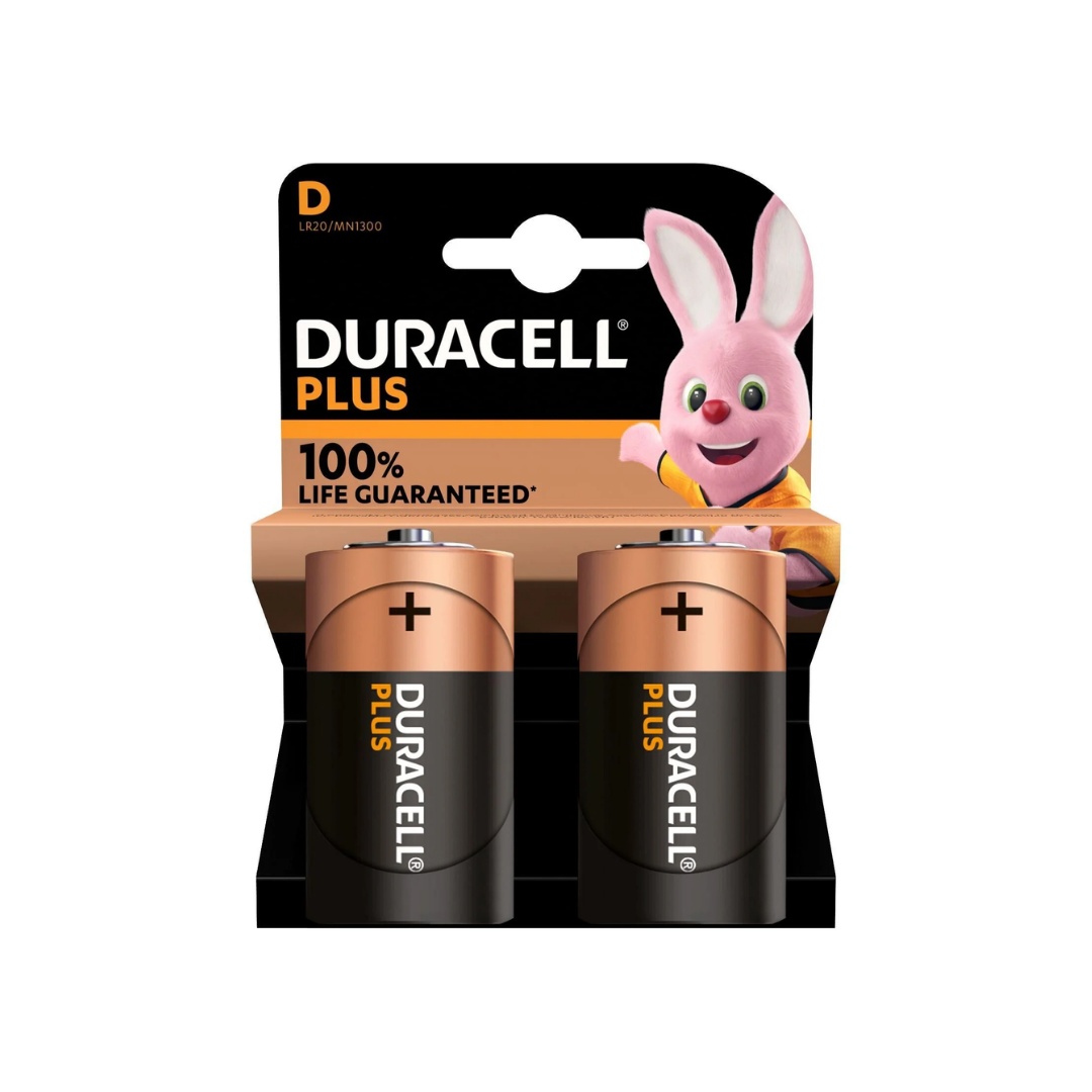 Pilhas Alcalinas Duracell D LR20 (2 un.)