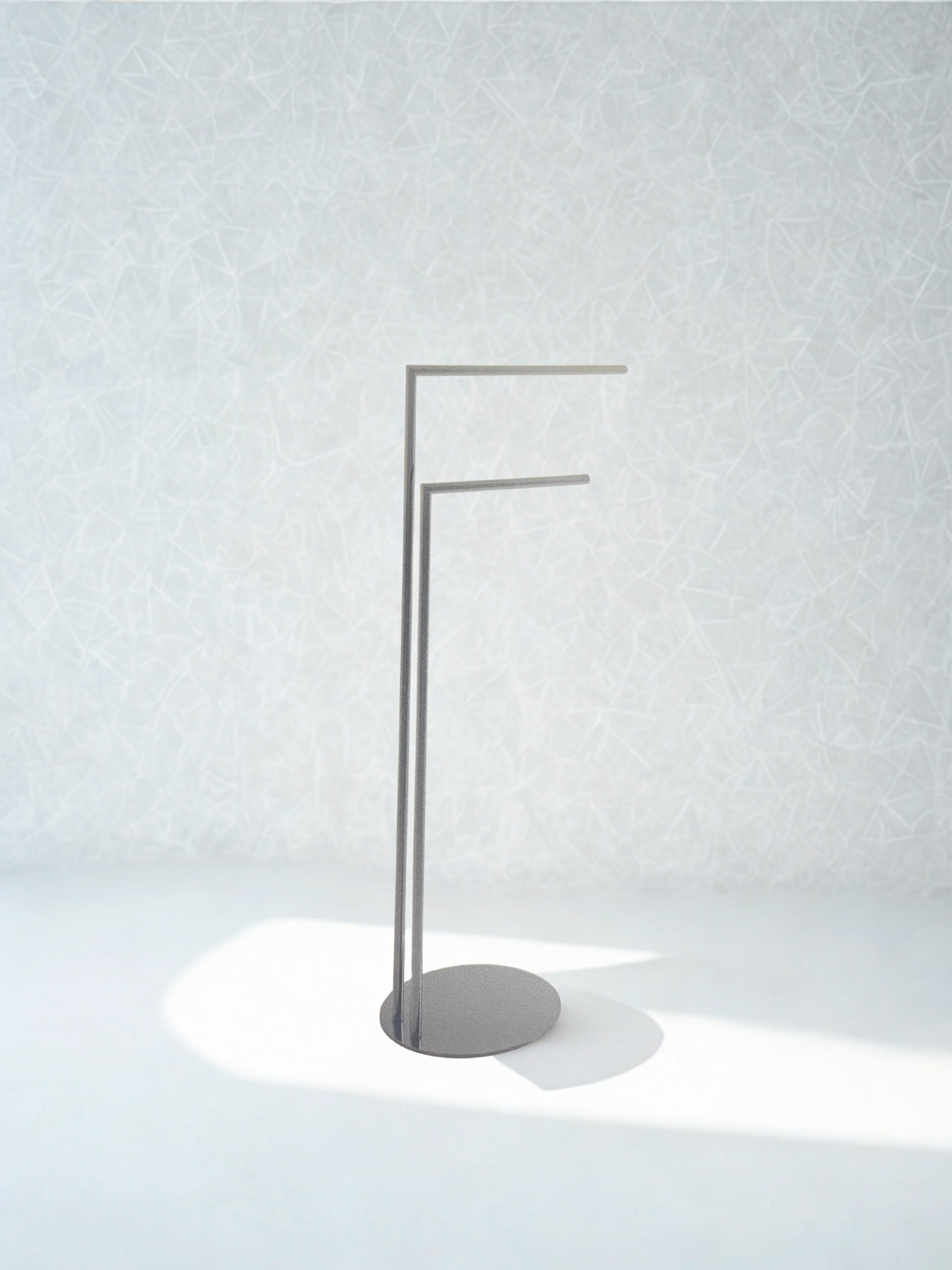 Toalheiro de Pé 2 Peças Preto PL086-R – Paulisani