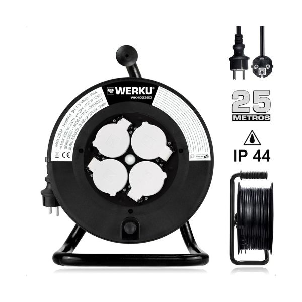 Enrolador 3G1.5MM2 IP44 3200W 25M