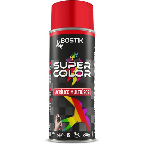 Spray Super Color 400ml Vermelho Semáforo Ral 3020