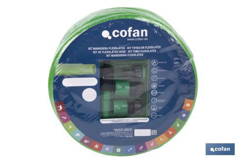 Kit Mangueira Flexolatex Transl. 19mm 3/4 15M